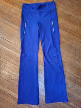 Athleta Rainier Bootcut Pant in Deep Purple
